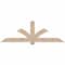 Ekena Millwork Redmond Smooth Timber Gable Bracket, Douglas Fir, 84"W x 28"H x 3 1/2"D x 5 1/2"F, 8/12 Pitch GBW084X28X0406RED00SDF - alternate 1
